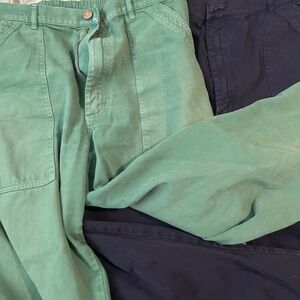 Big Bud press petite green pencil pants